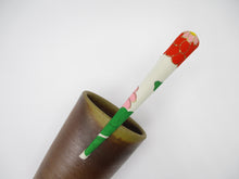 Load image into Gallery viewer, Statement Kimono Fabric Long Hair Slide