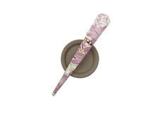 Load image into Gallery viewer, Kimono Hair Clip, Upcycled Hair Accessory, Minimalist Floral Elegant Purple