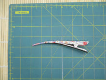 Load image into Gallery viewer, Pink Floral Japanese Kimono Long Metal Hair Clip, Eco Friendly Gift, Ship from USA