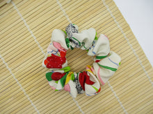 Load image into Gallery viewer, Upcycled Girls Kawaii OOAK Unique Kimono Scrunchies, Ship from USA