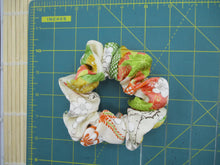 Load image into Gallery viewer, Elegant Pastel Kimono Scrunchies, Vintage Silk Fabric Hair Tie