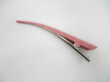 Load image into Gallery viewer, Silk Kimono Big Hair Clip, 130mm Asanoha Pink Hair Claw