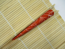 Load image into Gallery viewer, Minimalist Kimono Hair Stick, Alligator Metal Clip Burnt Orange