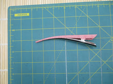 Load image into Gallery viewer, Silk Kimono Big Hair Clip, 130mm Asanoha Pink Hair Claw
