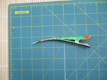 Load image into Gallery viewer, Floral Bold Hair Claw, Kimono Long Metal Hair Clip 5 1/8 inches 130mm