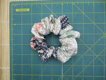 Load image into Gallery viewer, Floral Sleek Silk Kimono Scrunchies Upcycled Vintage Japanese Fabric