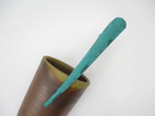 Load image into Gallery viewer, Japanese Kimono Long Alligator Clip, Ship from USA Turquoise Teal Blue