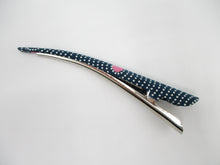 Load image into Gallery viewer, Blue Kimono Hair Clip, Minimalist Japanese Hair Claw Ship from USA