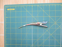 Load image into Gallery viewer, Japanese Silk Kimono Big Hair Clip, Long Fabric Covered Kimono Clip