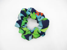 Load image into Gallery viewer, Vintage Silk Kimono Fabric Scrunchies, Japanese Hair Tie Statement
