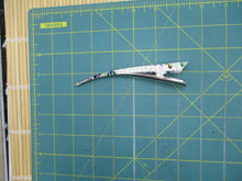 Load image into Gallery viewer, Big Hair Clip, Japanese Vintage Recycled Silk Kimono Hair Clip 130mm