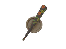 Load image into Gallery viewer, Brown Floral Simple Hair Clip 130mm 5 1/8 inches, Japanese Gift