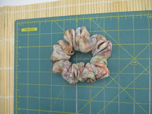 Load image into Gallery viewer, Water Color Like Wabi Sabi Silk Kimono Fabric Scrunchies, Ship from USA