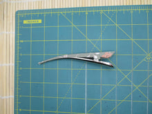 Load image into Gallery viewer, Light Gray Pink Floral Japanese Silk Kimono 130mm 5 1/8 inch Long Clip