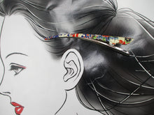 Load image into Gallery viewer, Elegant Floral Kimono Hair Clip Ship from USA 130mm 5 1/8 inch