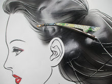 Load image into Gallery viewer, Floral Simple Minimalist Hair Kimono Clip Long 130mm