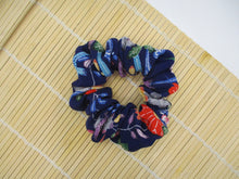 Load image into Gallery viewer, Silk Kimono Fabric, Japanese Vintage Fabric Scrunchy Ship from USA