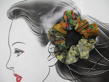 Load image into Gallery viewer, Eco Friendly Recycled Silk Kimono Scrunchies, Simple Kimono Hair Tie