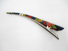 Load image into Gallery viewer, Colorful Floral Hair Claw, Kimono Alligator Clip, 130mm Ship from USA