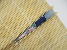 Load image into Gallery viewer, Pink Purple Blue Vintage Silk Kimono Silk Kimono Hair Clip, Ship from USA