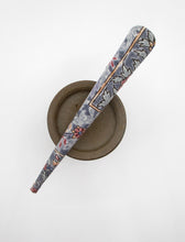 Load image into Gallery viewer, Floral Elegant Japanese Kimono Fabric Alligator Hair Clip Gray Ship from USA