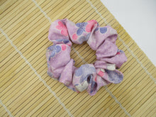 Load image into Gallery viewer, Silk Kimono Fabric, Japanese Vintage Fabric Scrunchy Ship from USA