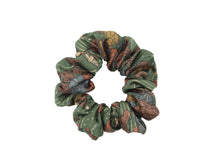 Load image into Gallery viewer, Silk Scrunchy, Simple Kimono Hair Tie Ship from USA Elegant Floral Gray