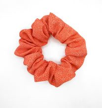 Load image into Gallery viewer, Pink Edo Komon Vintage Silk Kimono Scrunchies, Upcycled Ship from USA