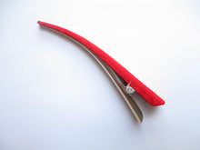 Load image into Gallery viewer, Red Kimono Hair Clip