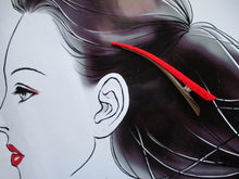 Load image into Gallery viewer, Red Kimono Hair Clip