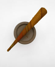 Load image into Gallery viewer, Recycled Kimono Simple Hair Clip, Silk Kimono Upcycled 5 1/8 inches Brown