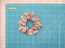 Load image into Gallery viewer, Upcycled Vintage Silk Kimono Scrunchies Ship from USA Wawbi Sabi Hair Tie