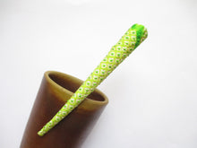 Load image into Gallery viewer, Green Japanees Kimono Beak Clip