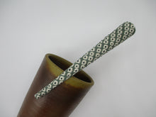 Load image into Gallery viewer, Light Blue Kimono Clip, Japanese Silk Fabric Metal Hair Accessory