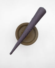 Load image into Gallery viewer, Simple Light Purple Upcycled Silk Kimono Hair Clip, Ship from USA 5 1/8 inches