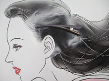 Load image into Gallery viewer, Simple Light Purple Upcycled Silk Kimono Hair Clip, Ship from USA 5 1/8 inches