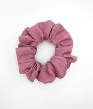 Load image into Gallery viewer, Light Purple Komon Upcycled Silk Kimono Scrunchies, Ship from USA