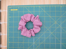 Load image into Gallery viewer, Light Purple Komon Upcycled Silk Kimono Scrunchies, Ship from USA