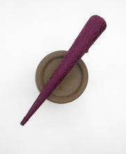 Load image into Gallery viewer, Silk Kimono Alligator Hair Clip, 130mm 5 1/8 inch Purple Rinzu Ship from USA