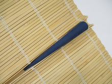 Load image into Gallery viewer, Blue Rinzu Kimono Vintage Silk Fabric Hair Clip, 130mm 5 1/8 inch
