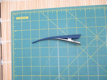 Load image into Gallery viewer, Blue Rinzu Kimono Vintage Silk Fabric Hair Clip, 130mm 5 1/8 inch