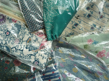 Load image into Gallery viewer, Blue Kimono Japanese Silk Remnants Set Grab Bag