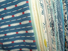 Load image into Gallery viewer, Blue Kimono Japanese Silk Remnants Set Grab Bag