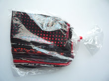Load image into Gallery viewer, Black and Red Kimono Scraps Grab Bag