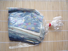 Load image into Gallery viewer, Blue Kimono Japanese Silk Remnants Set Grab Bag