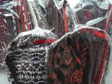 Load image into Gallery viewer, Black and Red Kimono Scraps Grab Bag