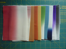 Load image into Gallery viewer, Bokashi Silk Kimono Remnants Japanese Fabric Set