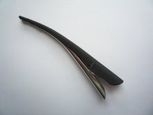 Load image into Gallery viewer, Solid Minimalist Simple Black Kimono Fabric Metal Long Hair Clip