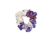 Load image into Gallery viewer, Eco Friendly Recycled Silk Kimono Scrunchies, Simple Kimono Hair Tie
