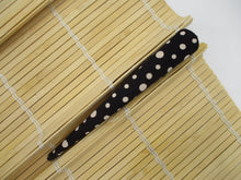 Load image into Gallery viewer, Japanese Silk Kimono Big Hair Clip, Long Fabric Covered Kimono Clip
